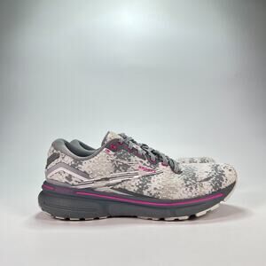 Brooks Ghost 15 Oyster Alloy Camouflage Running Shoes 1203801B147 Women's Size 8